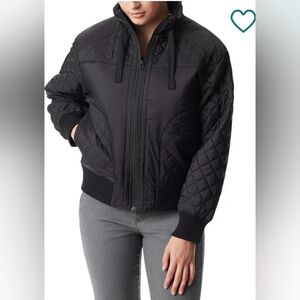 Nwt Bass Outdoor Women's Quilted-Trim Zip Bomber Jacket